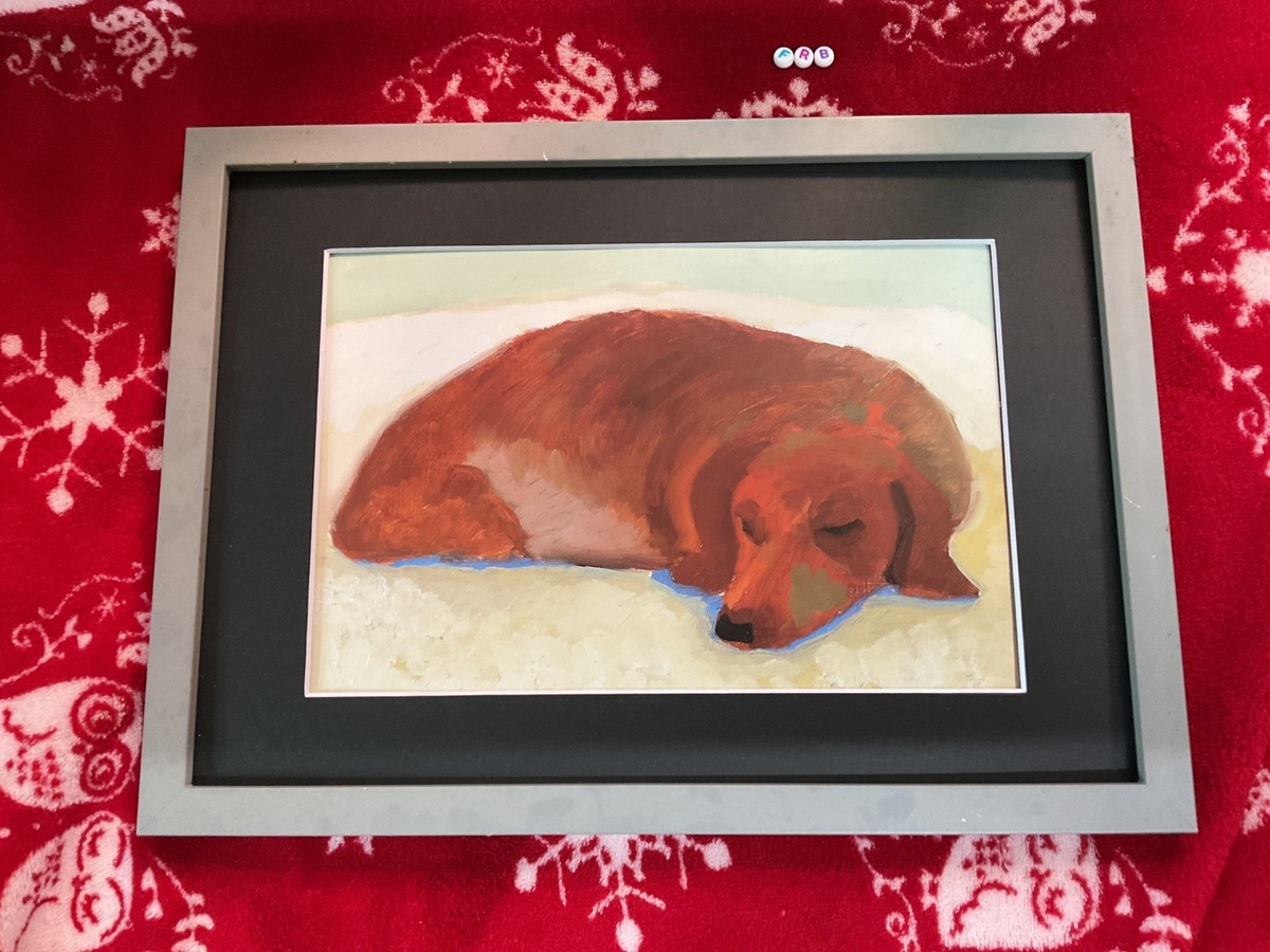 【中古】 Hockney RARE EDITION ART PRINT , FRAMED by DAVID HOCKNEY , DOGS
