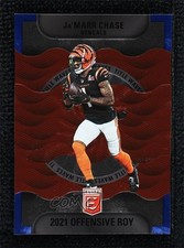2022 Panini Donruss Elite Title Waves Blue 5/10 Ja'Marr Chase #TW6 g6p