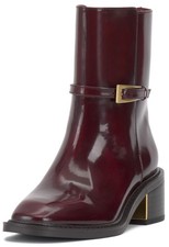 Vince Camuto Gali Buckle Ankle Boot, Chianti, 9