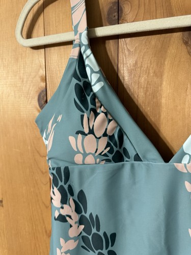 1-teiliger Damen-Badeanzug Sea Foam Blumenmuster neu mit Etikett XL HOHES BEIN sexy - Bild 9 von 19