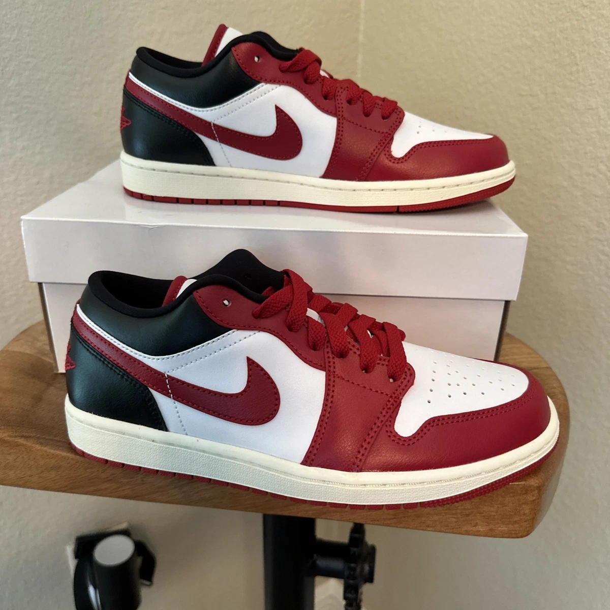 Jordan 1 Low Gym Red Black W for sale | eBay
