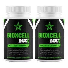 (2 Pack) Bio X Cell Pills for Men BioXCell Advanced Male Support Supplement 60ct