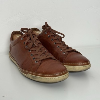 Allen Edmonds Porter Derby Sneakers Men s 10.5 D Brown Walnut Leather Shoes 2664