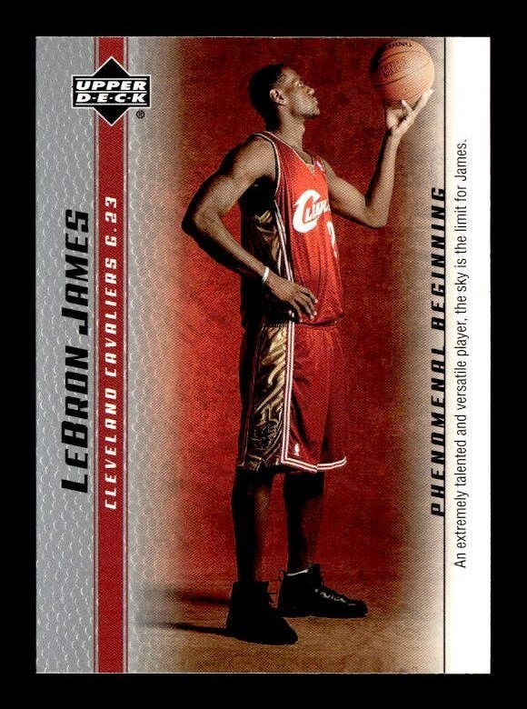 2003-04 Upper Deck Lebron James Phenomenal Beginning - LeBron James #1 (RC)