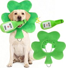 EXPAWLORER Dog St. Patrick's Day Outfit, Adorable St. Patrick's Day Costume Set