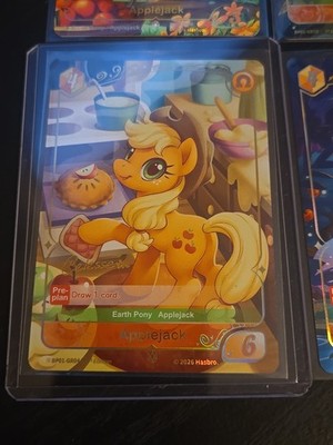 Applejack My Little Pony Fantasy Wonderland Gold Rare Signature Plus Three...