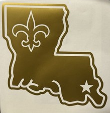 New Orleans Saints Die Cut Vinyl Decal