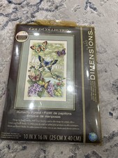 Dimensions Gold Collection BUTTERFLY FOREST Counted Cross Stitch Kit 10"x16" NEW