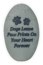 AngelStar Rainbow Bridge Pet Stone   Dogs Leave Paw Prints on Your Heart Forever