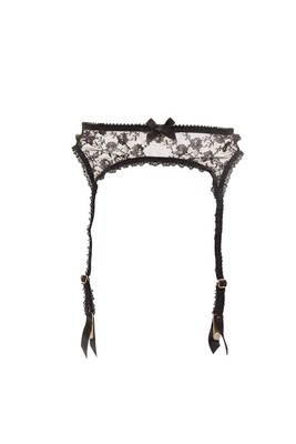 L'AGENT BY AGENT PROVOCATEUR Damen Strapse Spitze schwarz Größe S