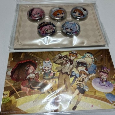 Genshin Impact Fes 2024 Bonus Set Magnet & Postcard Unopened Japan