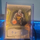 ONYEKA OKONGWU 2023 PANINI FLAWLESS #FSS-OOA SHADE AUTO GOLD 3/10 HAWKS