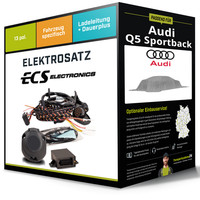 Elektrosatz 13-Pol Spezifisch für Audi Q5 Sportback 01.2025-Jetzt NEU Inkl. EBA