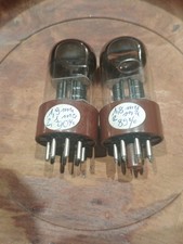 6SL7WGT Brown Base Sylvania Matched Pair. Bes...
