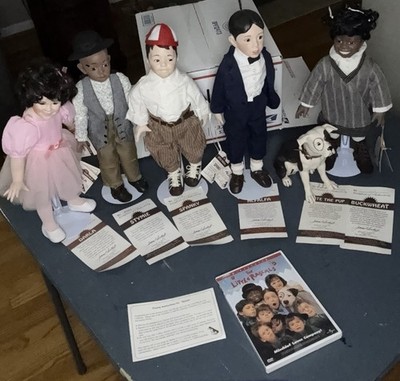 THE LITTLE RASCALS PORCELAIN DOLLS HAMILTON COLLECTION COMPLETE SET OF ...