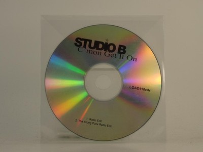 STUDIO B C'MON GET IT ON (H1) 2 Track Promo CD Single including Plastic Sleeve L