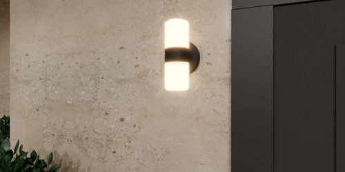 Quoizel KAI8305 Kaia 10" Tall Outdoor Wall Sconce - Black - Picture 6 of 7