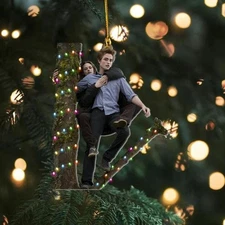 Hold On Tight Spider Monkey Christmas Ornament, Twilight Bella And