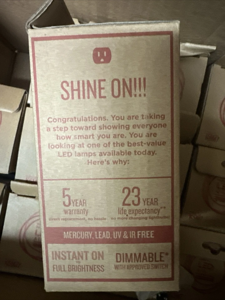 12 Pcs Kobi Electric LED A21 18W Dimmable 3000K Warm White, 1600lm GU24 Base-12p - Image 4 of 4