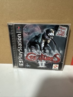 Konami Nightmare Creatures II PS1 2000 Manual Included M Mature.