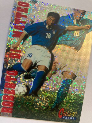 1997 Panini Calcio Eurostars Roberto Di Matteo Foil #114 Calcio 97 Cards