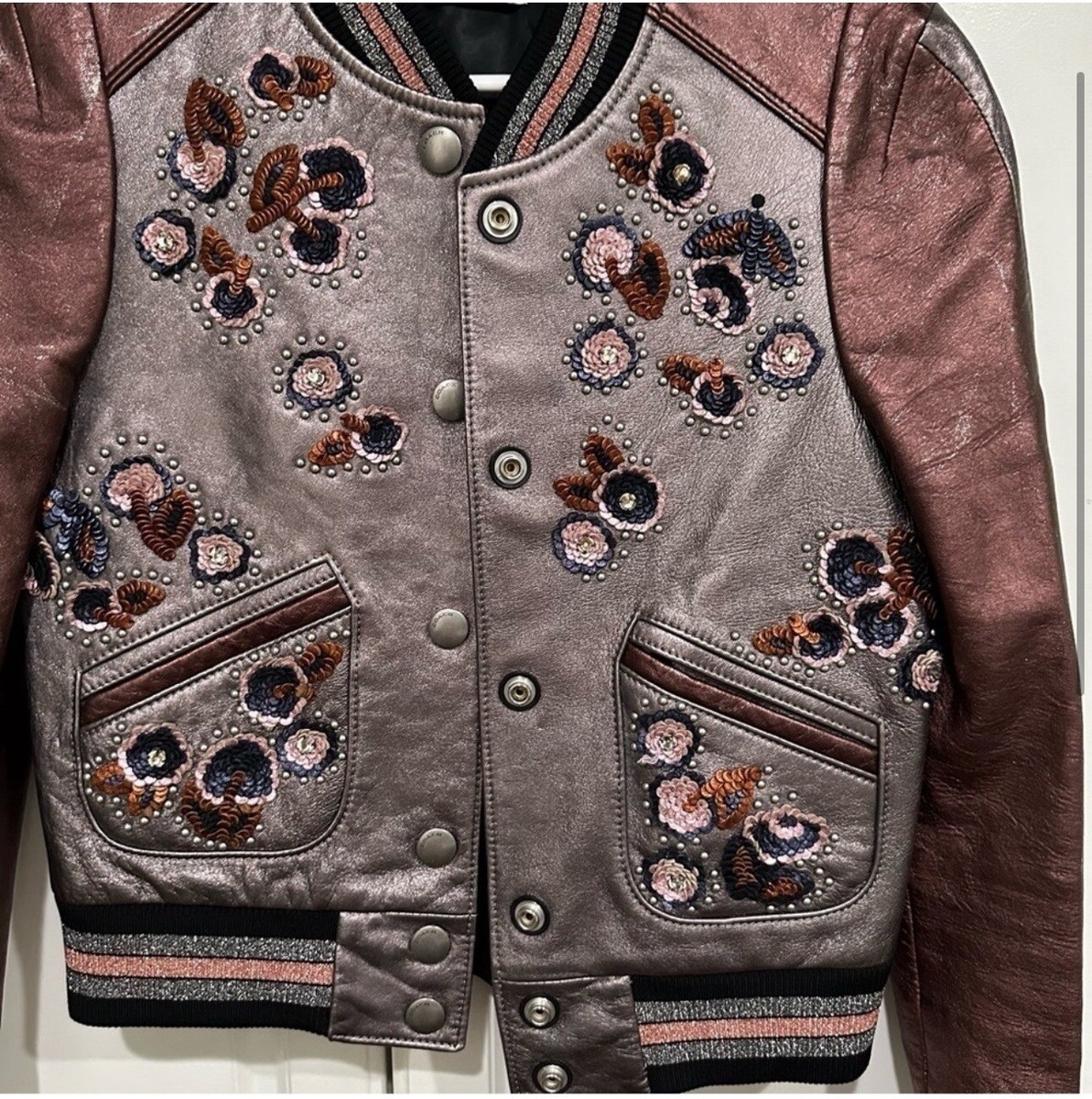 ジャケット・アウター Time is on LEATHER COACH JACKET size2 LEATHER COACH JACKET】cow leather - Time is on