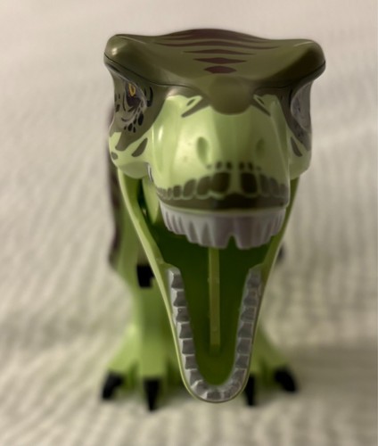 LEGO T-REX Dinosauro T-REX Jurassic 76944 Strisce Verde Scuro Parti Mobili - Foto 12 di 14