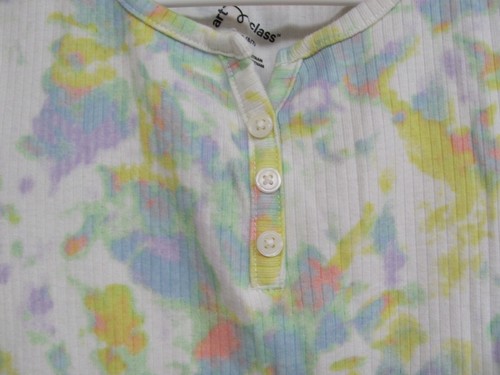 Art Class Fit 'N Flare Multicolor Pastel Dress Size 6/7 - Picture 2 of 4