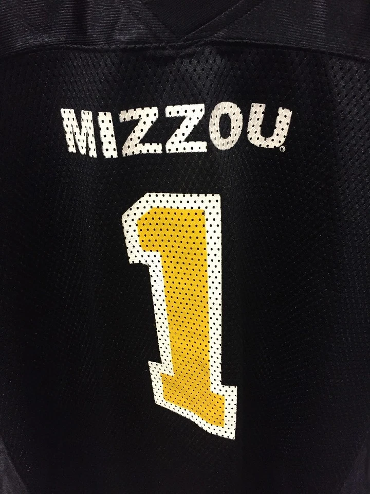 Camiseta de fútbol juvenil Pro Edge NCAA MIZZOU TIGERS # 1 talla 16/18 Foto 2 de 4