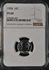 1958 Silver Proof Roosevelt Dime NGC PF69