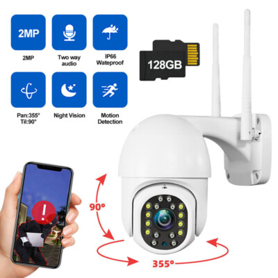 ÜBERWACHUNGSKAMERA IP Kamera FUNK WIFI WLAN NETZWERK Outdoor AUßEN PTZ Yoosee