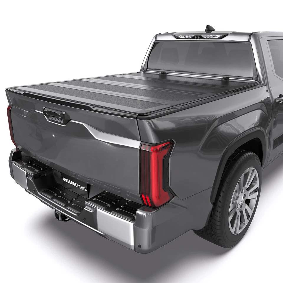 4.5FT 4-Fold FRP Flush-Mount Hard Tonneau Cover Bed For 2021-2025 Ford Maverick - Image 2 of 4