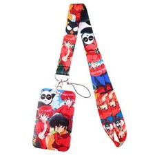 Ranma  Anime Manga Ranma Saotome Genma Panda Lanyard With ID Badge Holder