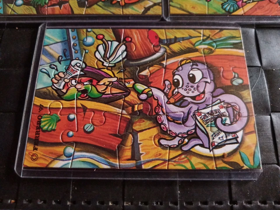 3 Teile Aqualand 1997 ink BPZ 100% Orginal im Blister Top Zustand - Bild 4 von 4