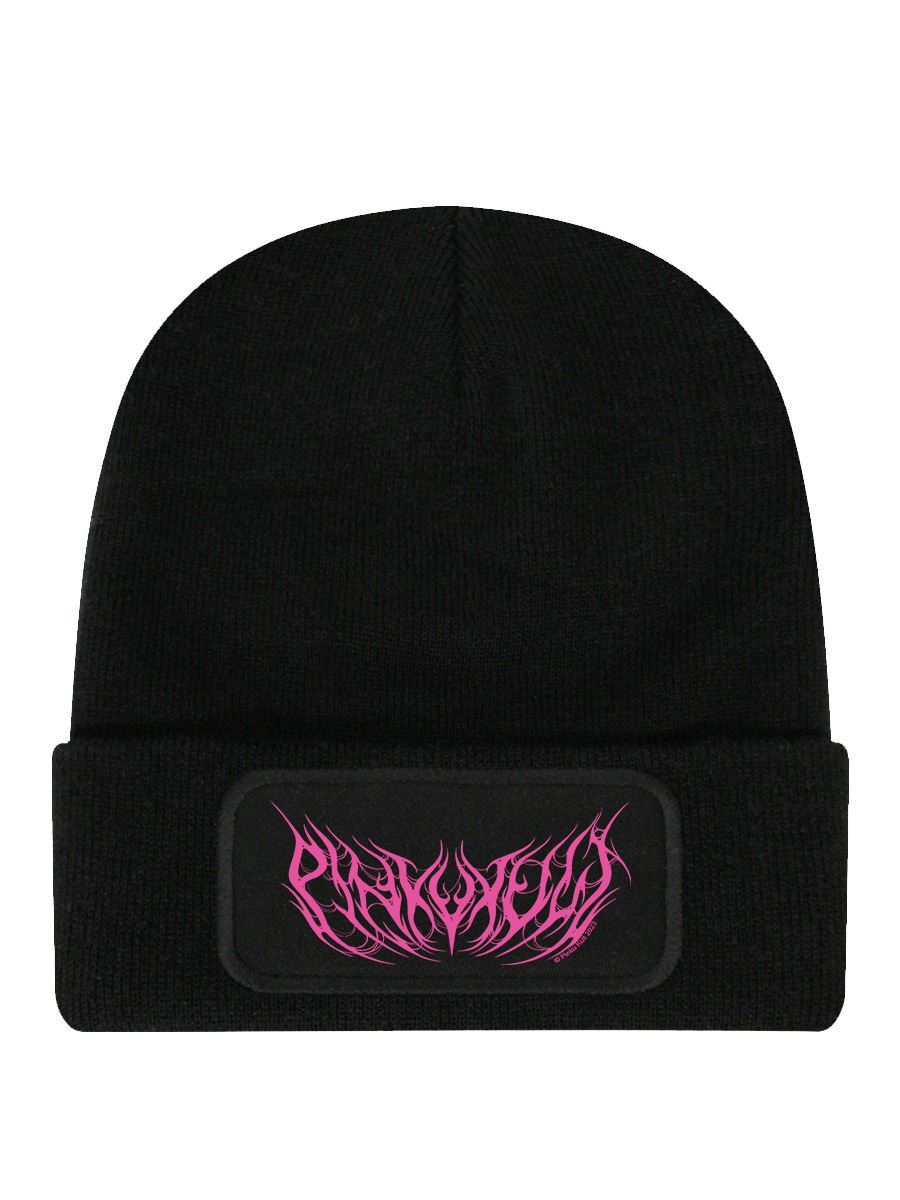 Pinku Kult Beanie Logo Black