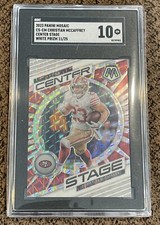 2023 Mosaic Christian McCaffrey Center Stage White /25 SGC 10