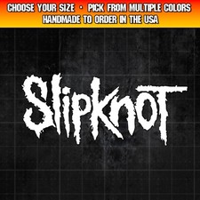 Calcomanía Slipknot para automóviles, camiones, computadoras portátiles, pegatina Slipknot, metal pesado