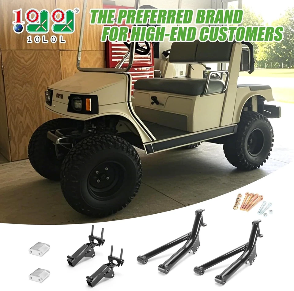 Kit de elevación de brazo en A de alta resistencia 10L0L 6" para carro de golf Yamaha G2 G9 1985-1995 Foto 2 de 4