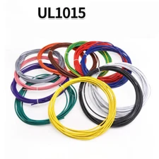 UL1015 PVC Flexible Electronic Wire 8-30AWG Hook up Cable Copper Tinned Colors