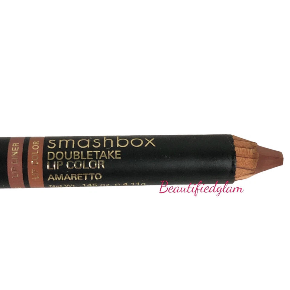 Smashbox DoubleTake Lip Color AMARETTO 4.11g NEW RARE - Image 3 of 4