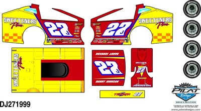 SALVAS MUDBOSS RC TRAXXAS SLASH DANNY JOHNSON 1999 WRAP | eBay