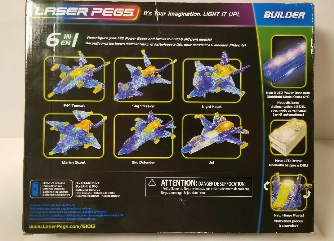 laser pegs jet