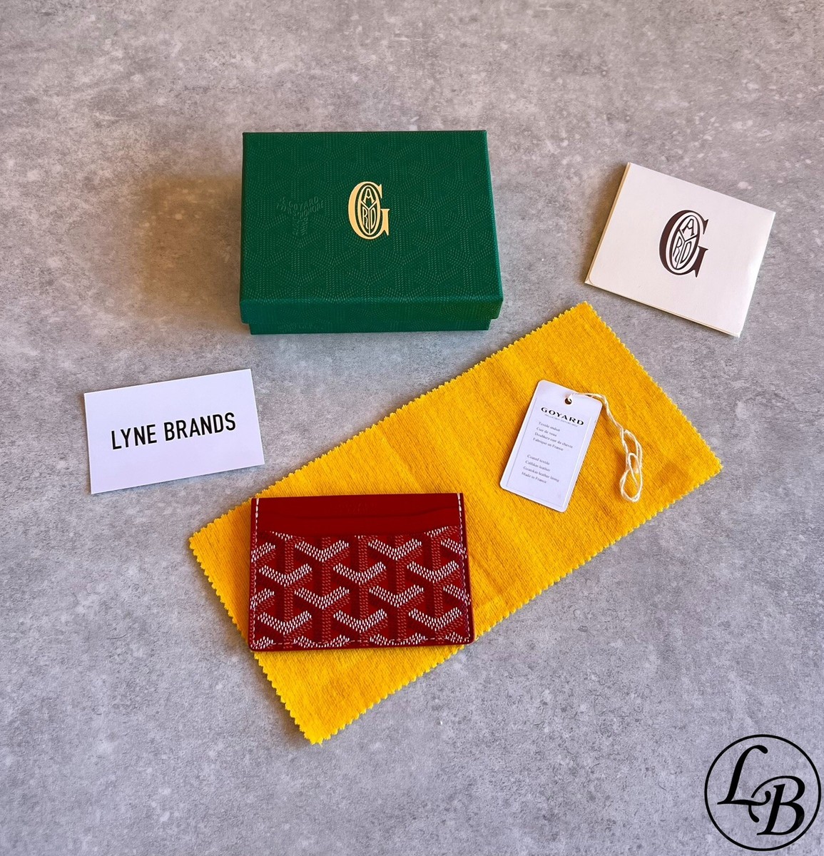 Goyard Saint Sulpice Card Holder ギフトラッピング★関税込 Goyard Saint Sulpice Gray Card Holder Authentic | eBay