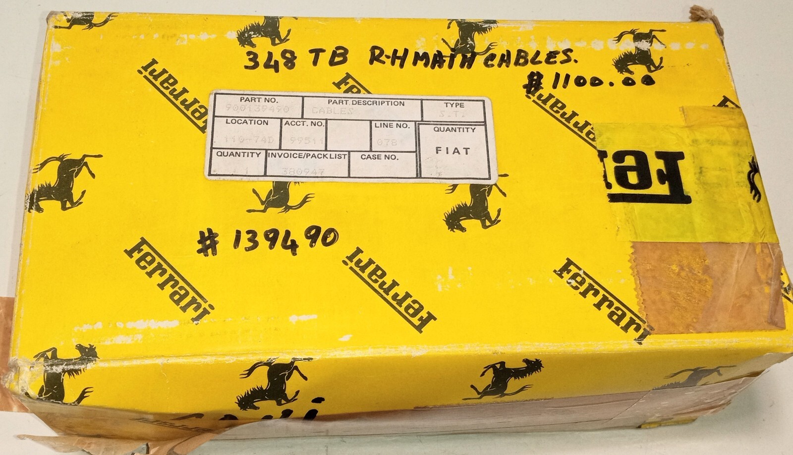 Ferrari 348 Rear Engine Main Wiring Harness_Electrical Cables_139490_NEW_GENUINE