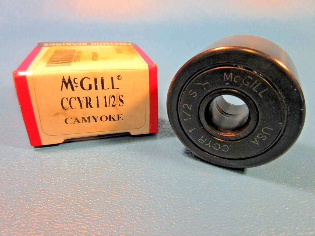 McGill CCYR 1 1/8 S Cam Yoke Roller Lubri-Disc New In Box – NEO Surplus - Foto 11