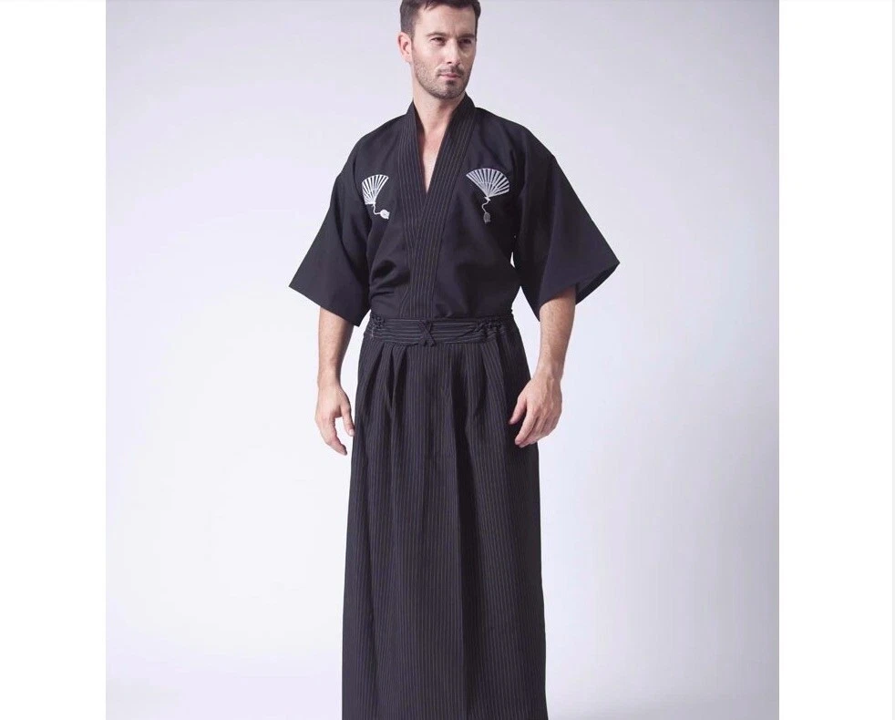 Robe store kimono noire