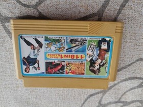 NES FAMICOM THANK A (BATTLE CITY), GALAXIAN, F1 RACE, SOCCER, CHINESE CHESS 118 