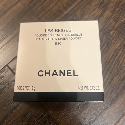Chanel Les Beiges Healthy Glow Sheer Powder - Shade: B30. 0.42 oz Brand New