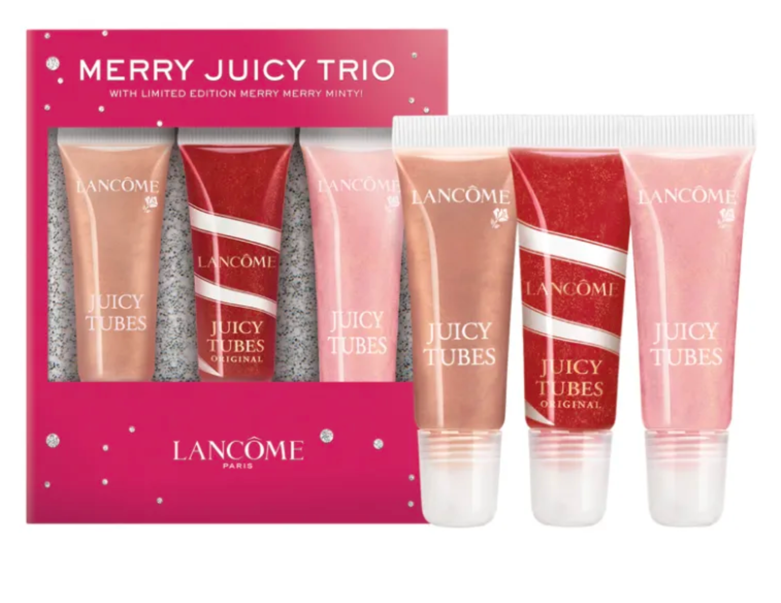 3PC SET MERRY JUICY TUBES TRIO MERRY MINTY MARSHMALLOW