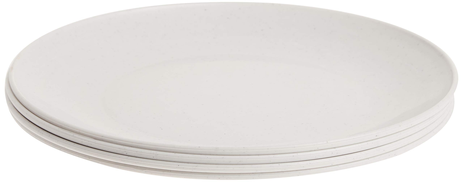 Nordic Ware White 10-Inch Microwave-Safe Polypropylene Plates for Serving
